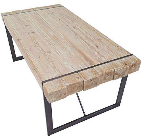 Mendler Esszimmertisch HWC-A15, Tanne Holz massiv - naturfarben 80x180x90cm | Esstisch, Tisch, rustikal