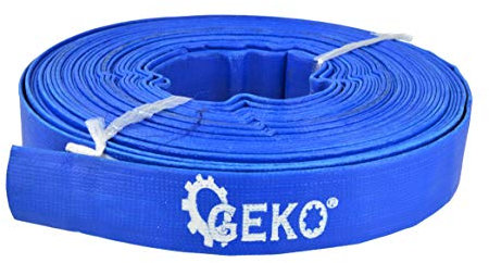BSD Industrieschlauch, Bauschlauch, Feuerwehrschlauch, Wasserschlauch, PVC Flachschlauch - 20m 1” - 2bar