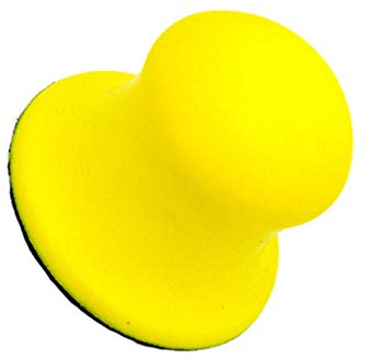 DOITOOL 1 Stücke Schleifblock Handschleifer 75MM Klett Hand Schleifblock Pad Haken Trägerplatte Zum Schleifen Polieren Finishing (3 Zoll)