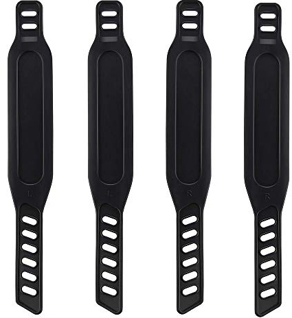 4 Stücke Heimtrainer Pedal Straps, Heavy Duty Einstellbare Länge Universal Pedal Strap Passt Die Meisten Fahrradpedale Heimtrainer Fahrrad Zyklus Für Zuhause oder Fitnessstudio (4 PCS)