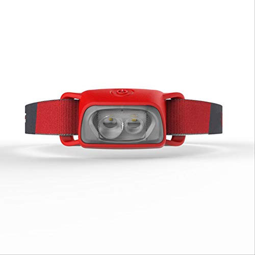 BAJIE Flashlight Colorful Outdoor Sports Head Light 80 Lumens Powerful Torch For Fishing Hunting Portable Light Weight Self Defense Flashlight Red