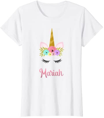 Mariah Einhorn Mädchen T-Shirt