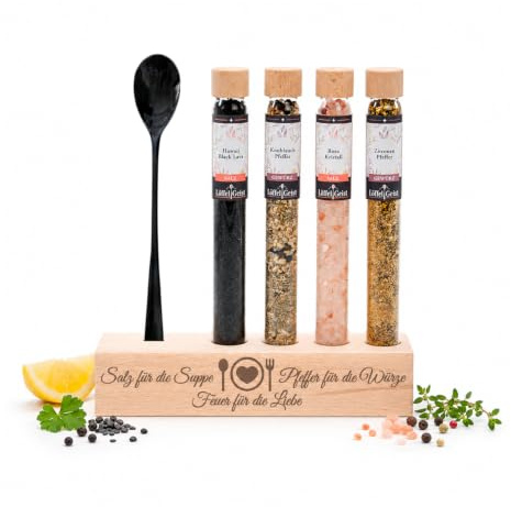 Löffelgeist® Gewürzset Salz für die Suppe, Pfeffer für die Würze