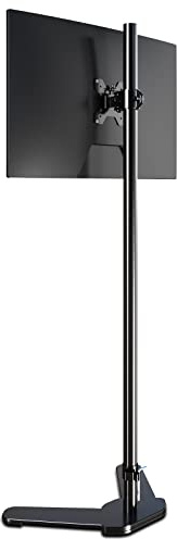 Pholiten Monitor Halterung, Höhenverstellbarer Monitorständer 120 cm, extra Langer Monitorständer, Monitorhalterung Stabil und vielseitig einstellbar, Ergonomischer Komfort und Platzersparnis