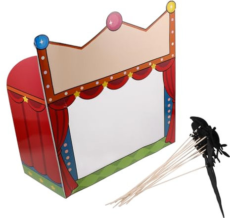 ibasenice Schattenpuppen-bastelset DIY Schattentheater Kit Für Junge Mädchen Mit Schattenpuppenspiel-DIY-Elementen Und Schattenpuppen-bastelmaterial Für Geschichtenerzählung Und Kreativitäts