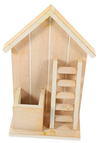 Sosoport Kleiner Holzblumentopf Mit Kunstpflanzen Wanddeko Für Sukkulenten Und Bonsai Vielseitige Aufbewahrungsbox Für Zuhause Und Garten Für Kreative Dekoration