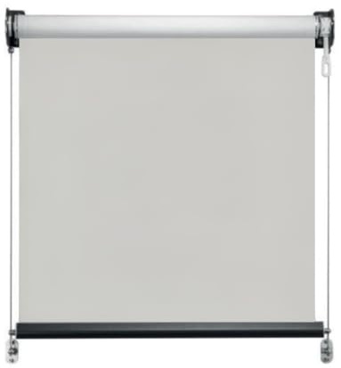 TENDAGGIMANIA Tenda da Sole Verticale Protezione UV -Misura 300 X 300- Tenda da Sole con Cavetti in Acciaio Inox Privacy Balcone Esterno -Meccanismo Manuale/Motorizzato - Personalizzabile