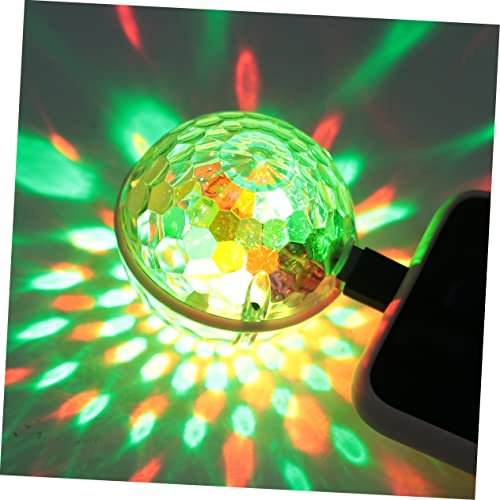 Hemobllo Luce Disco LED a Sfera Usb, 1 Pezzo, Lampada Colorata