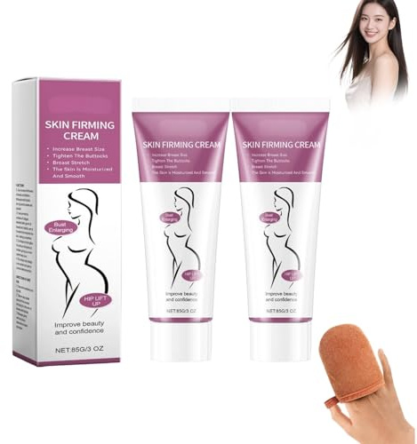 2 stycken uppstramande kroppskräm, hudFirming Cream för bröst och rumpa, återfuktande återfuktande hudåtstramning, för åtstramande och elastisk hud, perfekt för daglig kroppsvård