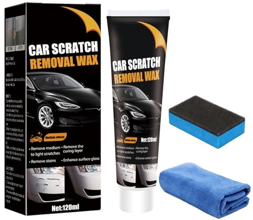 Kratzer Entferner Auto, Scratch Remover Auto, Autokratzer Reparatur Paste, Scratch Remover Wax, 2026 Neu Kratzerentferner Autolack, Autolack Reparatur Polieren Paste, Au to Kratzerentfernungs, 120ml