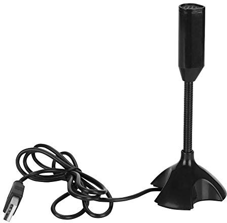 Lazmin112 Microfono USB Plug And Play per 2/3 Home Studio Mic Compatibile con PC e Versioni successive