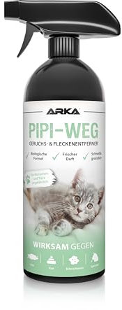 Enzymreiniger Katzenurin 750 ml – extrem stark gegen Katzenpipi, Uringeruch und Flecken – biologisch, tierfreundlich, geruchsneutralisierend – für Sofa, Teppich, Textilien, Auto, Katzenklo – Pipi-Weg