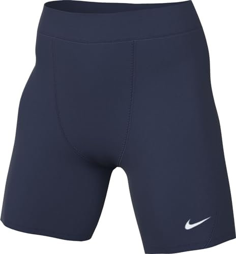 NIKE DH8327-410 W NK DF Strike NP Short Pants Damen Midnight Navy/White Größe M