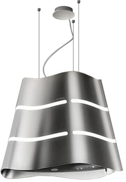 ELICA Cubierta de techo Wave UX IX/F/51 – PRF0171194, acero inoxidable