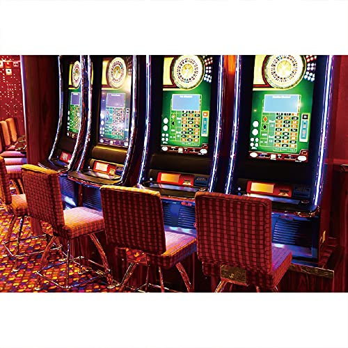 Aoihrraan 2,2x1,5m Spielautomat Automaten Hintergrund Glück Gewinnen Kasino Glücksspiel Fotografie Las Vegas Geburtstag Casino Nacht Party Erwachsene Porträt Fotostudio