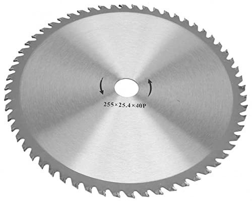 Lama per decespugliatore circolare da 25,4 cm, 40 denti, lame di ricambio per taglio di legno, erba e arbusti