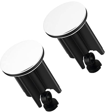 YDHfdc 2 Pezzi Tappo Lavandino Bagno 40mm Tappo Bidet Universale Lavabo Tappo di Scarico con Guarnizione Tappo per Lavabo Altezza Regolabile per Lavabo da Cucina e Bagno