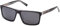 Harley-Davidson Men's HD0977X Herren, leichte lässige Sonnenbrille, rechteckige Linsenform, polarisierte Rauchgläser, glänzend, Schwarz Hochglanz, One Size