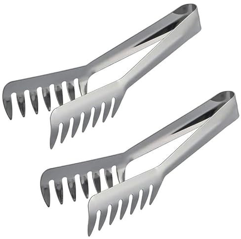Virsus Pinza da Cucina per Spaghetti 3913, lunghezza 24 cm, Molla spaghetti in Acciaio Inox, Lavabile in Lavastoviglie, per Buffet e per servire pasta, spaghetti, insalata (2)