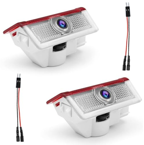 2 pezzi Luci Benvenute Cortesia LED Llluminazione Portiera Auto Logo, 3D Luce di Benvenuto Auto Porta Compatibile Con Mercedes-ABCE Class W176/ W177/ W246/ W205/ W212/ W213/ W166/ W167/ X235