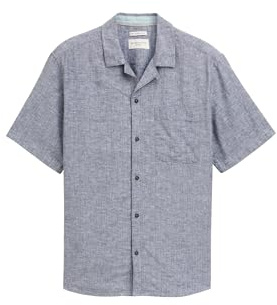 TOM TAILOR 1045106 skjorta, 28941-Navy Chambray, XL för män, 28941 - Navy Chambray, XL