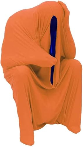 Sensorische Körpersocke Autismus/ADHS Sensorische Bedürfnisse, Körpersocken, Ganzkörperpackung Um Stress abzubauen, Selbstberuhigend, Entspannend 3-18 Jahre Alt (Orange,M)