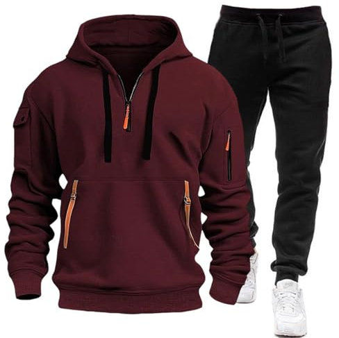 Herren Jogginganzug Trainingsanzug Sportanzug Hausanzug Herren Jogginganzug Sportanzug Fitness Streetwear Trainingsanzug Herren Anzug Slim Fit Grösse 94 80Er Jahre Kleidung Herren für Freizeit Sport