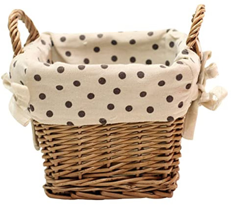 Alipis Decorative Rattan Basket Handmade Storage Basket for Wedding Home Decor for Flower or Packing
