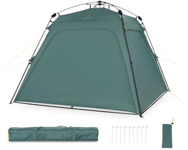 Justcamp Alabama Schnellaufbau Outdoor Pavillon faltbar - 2,5 x 2,5 m - wasserdicht - Gartenzelt mit UV-Schutz - Pop up Zelt für Garten, Camping, Festival