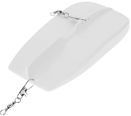 CLISPEED Planche De Traîne Blanche pour Mer Accessoire De Plongée avec Poids Outil pour Contrôle Précis Profondeur