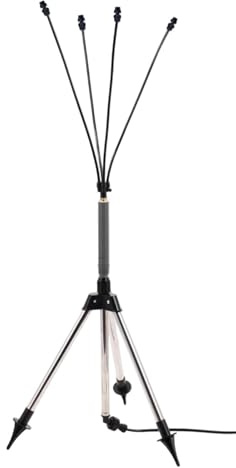 MCAOAL Supporto portatile regolabile Misting Giardino Raffreddato In Piedi Per Piscina BBQ Raffreddamento Bambini Acqua Regolabile Altezza Sistema di Nebbia Treppiede