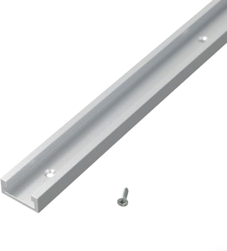 30mm T-Track for Woodworking, Aluminium Alloy T-Slot Miter Bar Rail, Compatible with T-Screw and Quick Acting Clamp, 300/400/600mm Opti(600MM)