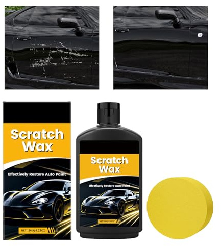 Nankoyal Eliminador De Rayones Para Coche | Crema de 120g para Pulido y Brillo - Para Pulido De Automóvil - Cuidado Y Limpieza De La Pintura Exterior De Carrocería