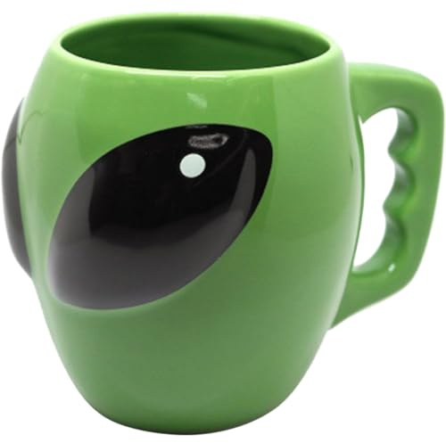 GETAJGHSD 3D Ceramic Coffee Mug Single Pack, Multi-Function Household Tea Cup with Handle, Creative Office and Home Supply for Daily Use