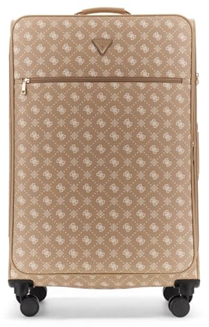 GUESS Trolley Silia 28 In 8-Wheeler Exp Biscotti Logo Taupe 79cm