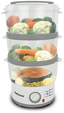 Cuiseur vapeur Techwood TCV-371 500 W Blanc