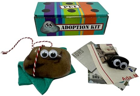River Rock Pet with Deluxe Adoption Kit and Dolly