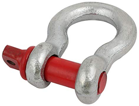 Aexit 1/2'' Thickness 2T Working Tonnage Screw Pin Anchor Bow Shackle Clevis Rigging (8eae0836e3b192c51a99d8076408ea84)