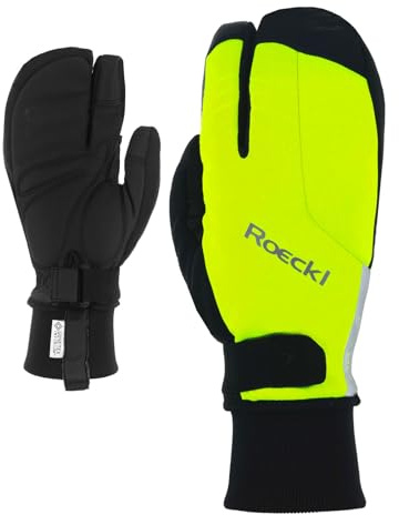 Roeckl Villach 2 Trigger Winter Fahrrad Handschuhe lang Fluo gelb 2023