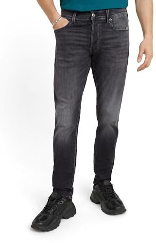 G-STAR Men's 3301 Slim Jeans, Black (Faded Black Magnet D25742-A634-C239), 30W / 30L