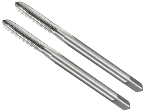 CoCud Metrisches Maschinengewindebohrer-Set, M3 x 0,5 Gewindegröße, HSS 4 gerade Flöten Gewindeschneidwerkzeuge - (Anwendungen: zum Bohren, Gewindeschneiden, Schneiden), 2 Stück