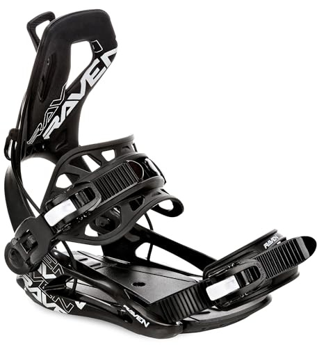 Fixation de Snowboard FTM450 du 41 au 44 Adulte Noir Mixte Raven