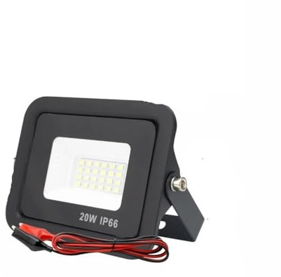 20W 30W 50W 100W DC12V Led Proiettore for esterni Faretto IP66 Riflettore di luce impermeabile Luci LED portatili da 12 Volt(30W_DC 12V)