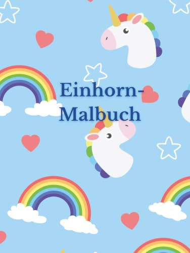 Einhorn-Malbuch: Malbuch