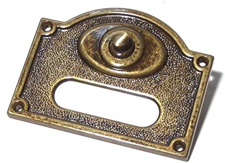 Campanello porta portone portoncino casa Pulsantiera Pulsante Ottone Massiccio