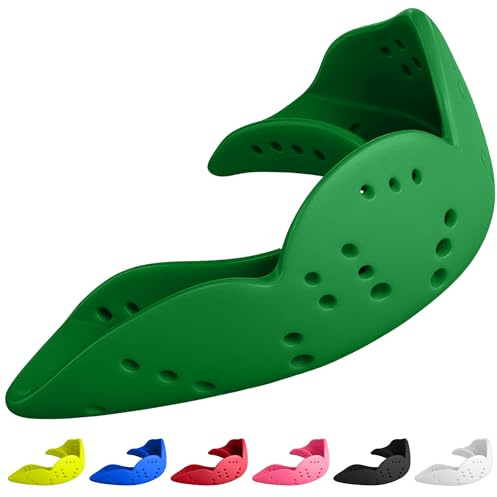 SISU Aero Mouthguard | Sport Mundschutz für Boxen, Hockey, Lacrosse und Kampfsport Dünnes Material, sprechen und atmen bleiben möglich
