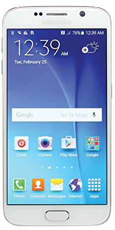 Samsung Galaxy S6 White 32GB Smartphone (Renewed)
