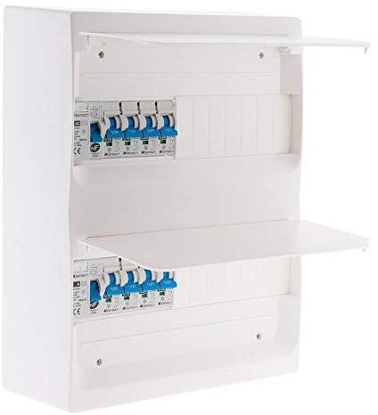 Zenitech - Coffret électrique équipé 26 modules - T1/T2 - 8 disjoncteurs