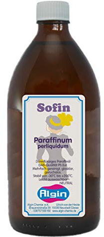 Algin Paraffinöl SOFIN 500ml Glasflasche medizinisch kosmetisch