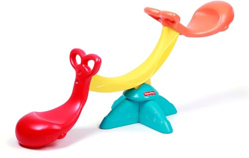 Fisher-Price Happy Whale Seesaw, Indoor or Outdoor Seesaw, 2+